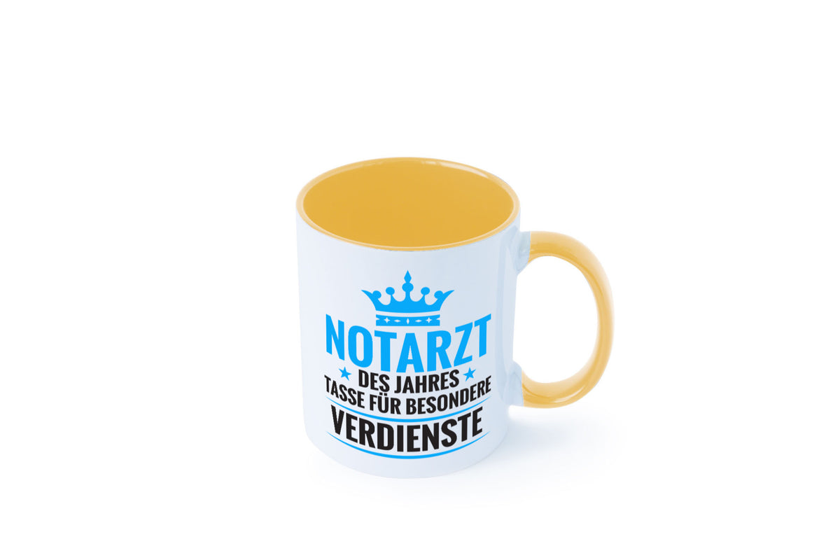 Besonderer Verdienst: Notarzt | Arzt Geschenk Humor Geschenkidee lustiger Tasse