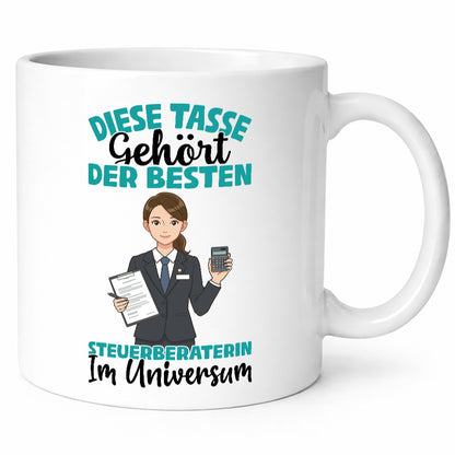 Im Universum: Steuerberaterin | Steuer Beratung Geschenkidee Humor Tasse