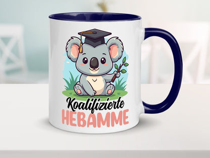 Koalifizierte Hebamme | Geburtshilfe Geschenkidee Humor Tasse