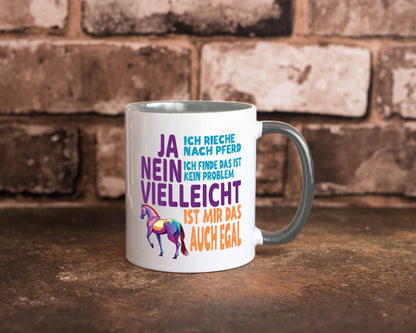 Ja ich Rieche nach Pferd | Reiten Pferdestall lustiger Spruch Geschenk Humor