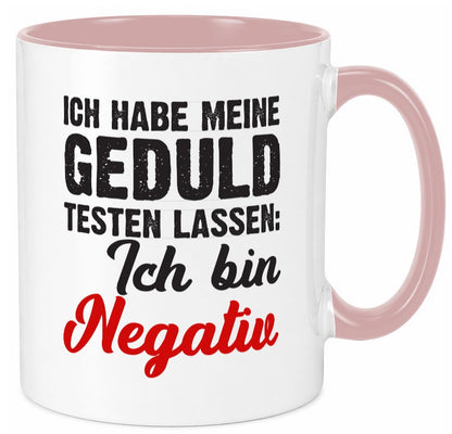 Geduld testen lassen | ungeduld lustiger Spruch Geschenk Humor Geschenkidee Tasse