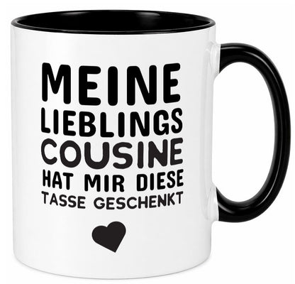Lieblingscousine | Cousine Tasse Cousinen Humor Geschenkidee