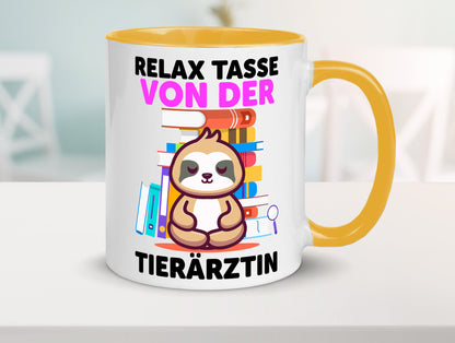 Relax Tasse: Tierärztin | Mediziner Tiermedizin Humor Tierliebhaber