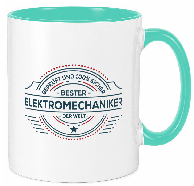 Geprüft und sicher: Elektromechaniker | Mechaniker Geschenk Humor Geschenkidee