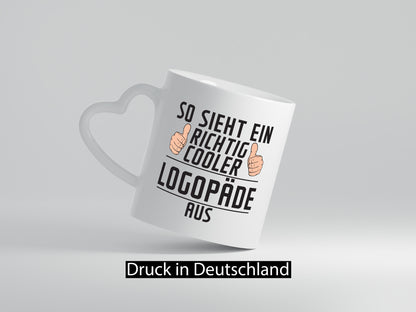 Richtig Cooler Logopäde | Sprachtherapie Geschenkidee Humor Tasse
