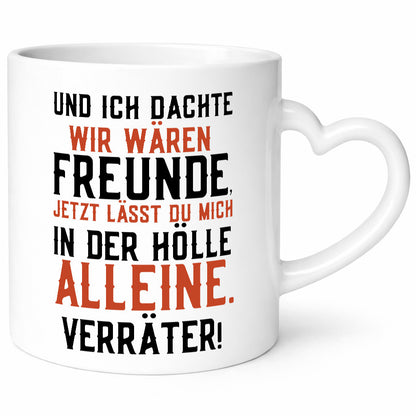 Lässt mich in der Hölle alleine | Jobwechsel Verräter lustig Arbeit Kollegen