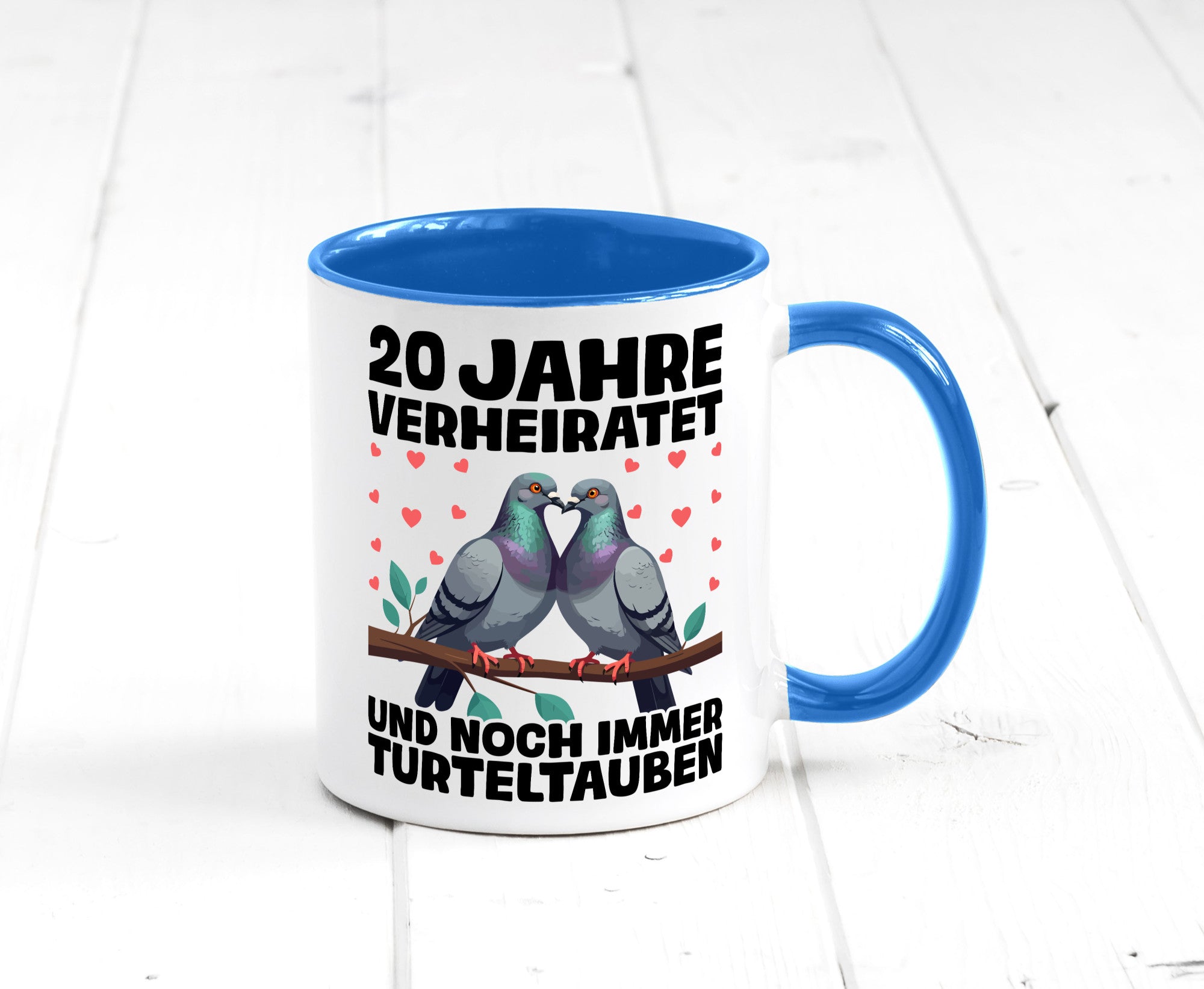 20 Jahre verheiratet | Turteltauben Ehe Ehepaar lustig Humor Geschenkidee