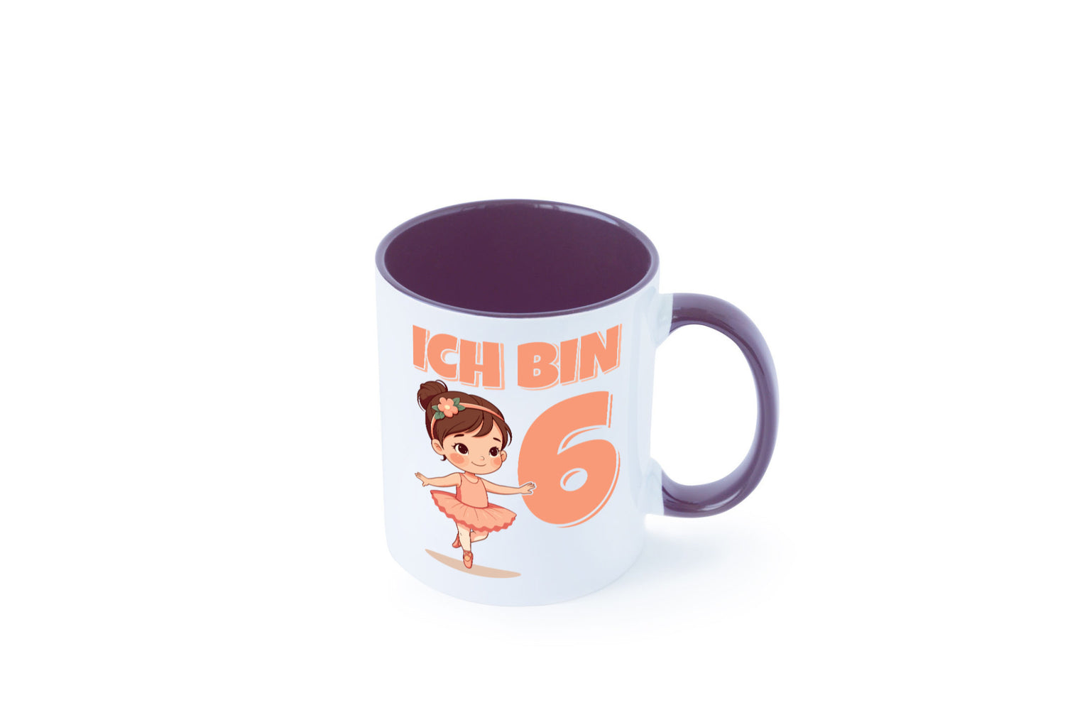 6 Geburtstag | Jahre Ballerina Mädchen Ballet lustig Geschenkidee Geschenk Tasse