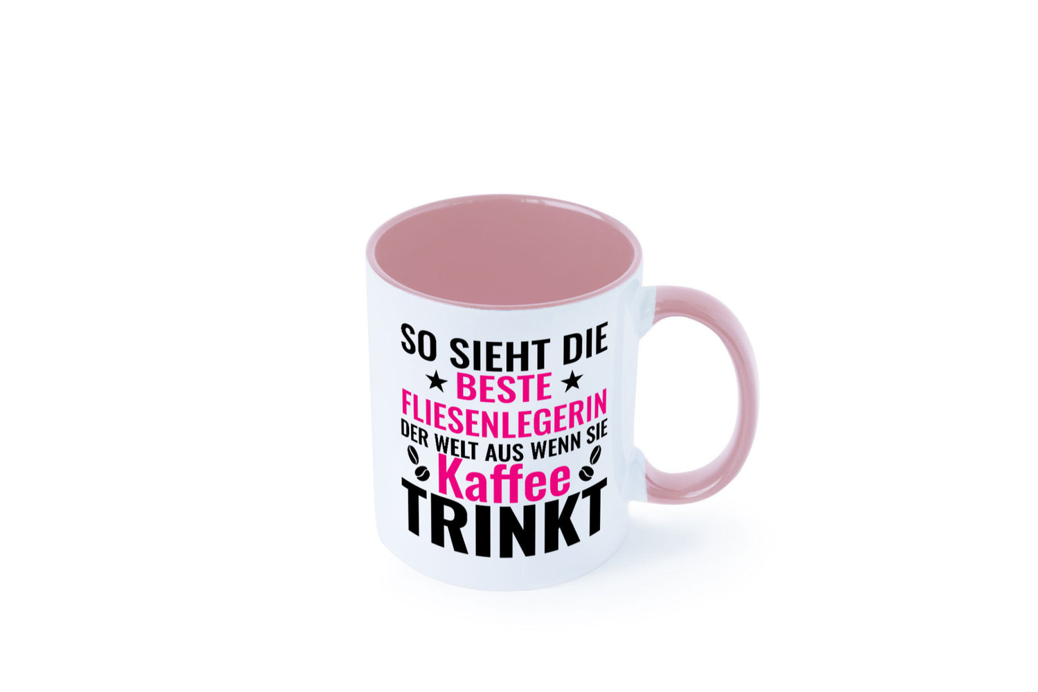 Kaffee trinkt: Fliesenlegerin | Fliesenlegen Bau Humor Geschenkidee Tasse