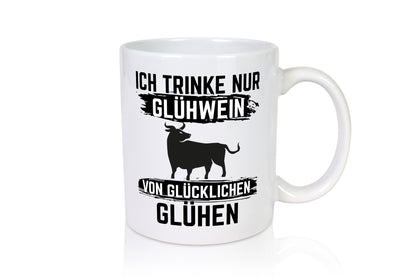 Ich drinke nur Glühwein | Wein von Glühen lustiger Spruch Geschenk Humor