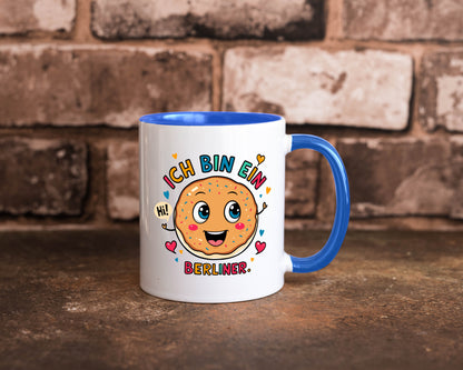 Ich bin ein Berliner | Krapfen Pfannkuchen Humor Geschenkidee Tasse