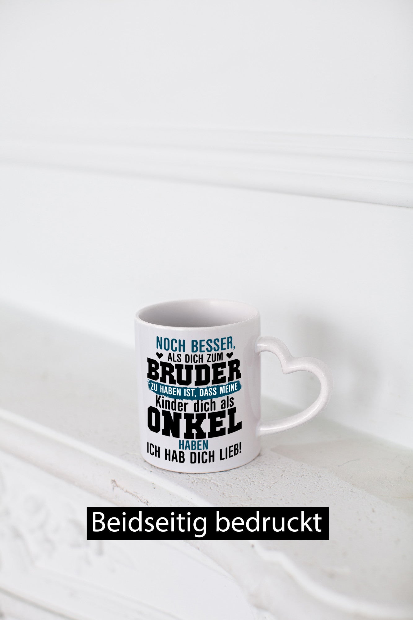 Onkel Tasse | Spruch Bruder Geschwisterliebe Pate Geschenkidee Humor