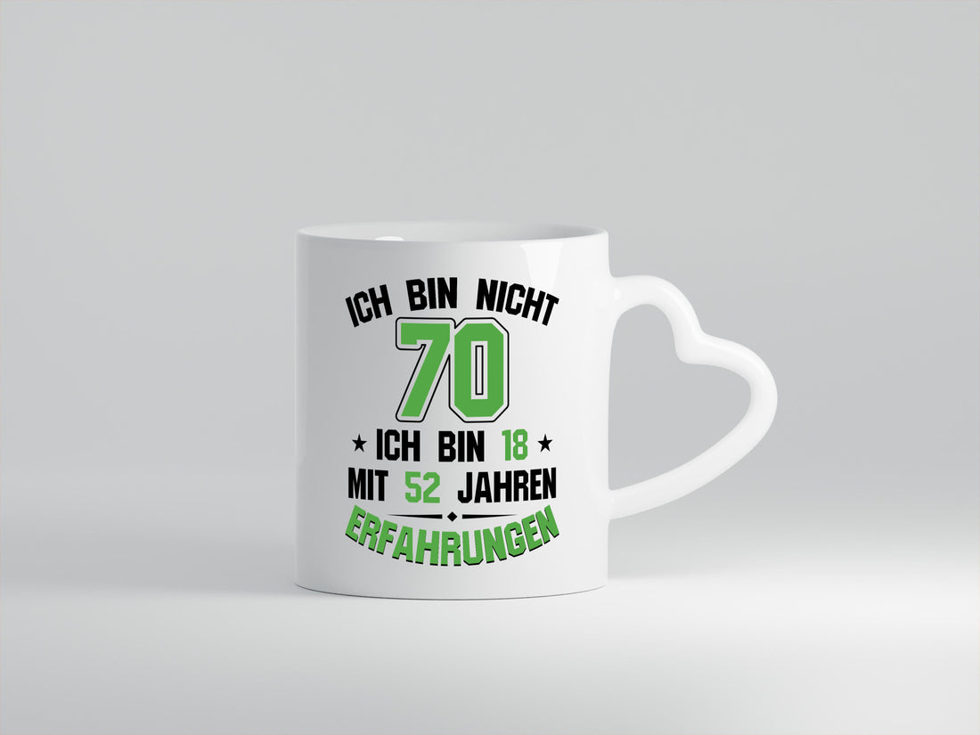 Ich bin nicht 70 | Rentner Viel erfahrung im leben lustig Ruhestand Jubiläum
