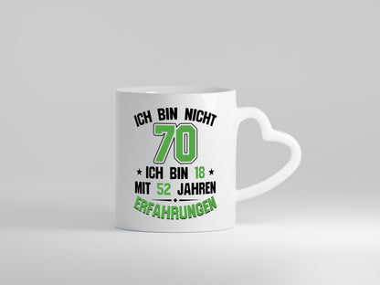 Ich bin nicht 70 | Rentner Viel erfahrung im leben lustig Ruhestand Jubiläum
