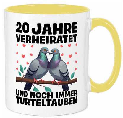 20 Jahre verheiratet | Turteltauben Ehe Ehepaar lustig Humor Geschenkidee