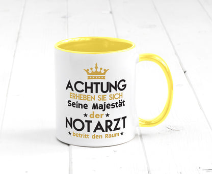 Seine Majestät Notarzt | Arzt Geschenkidee Humor Tasse