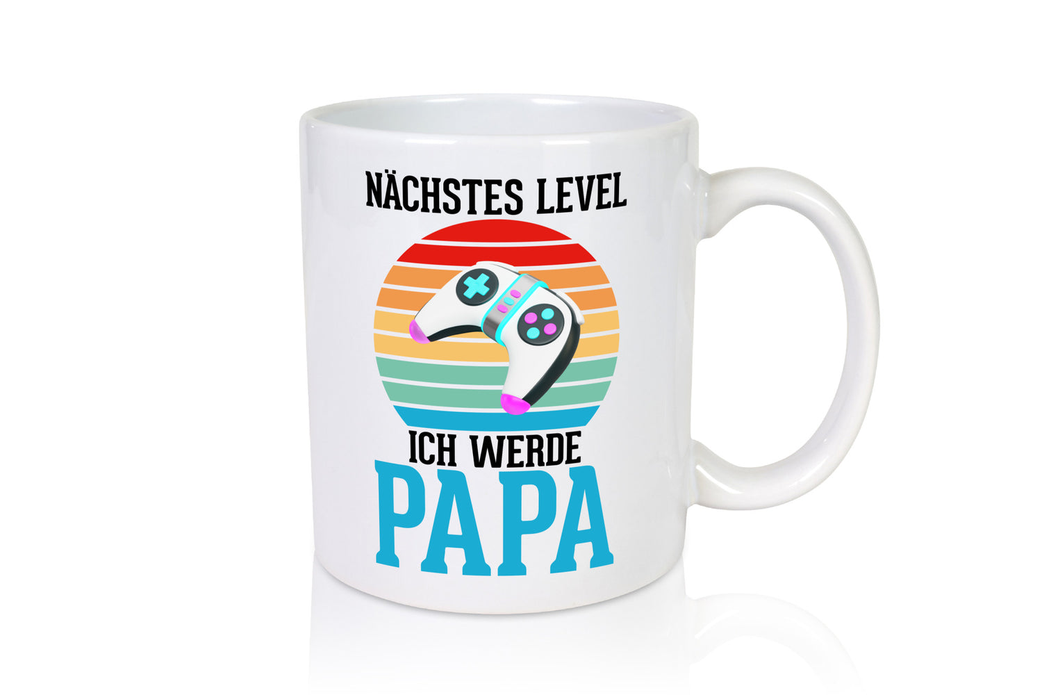 Nächstes Level ich werde Papa | Ankündigung Gamer Geschenkidee Humor Tasse