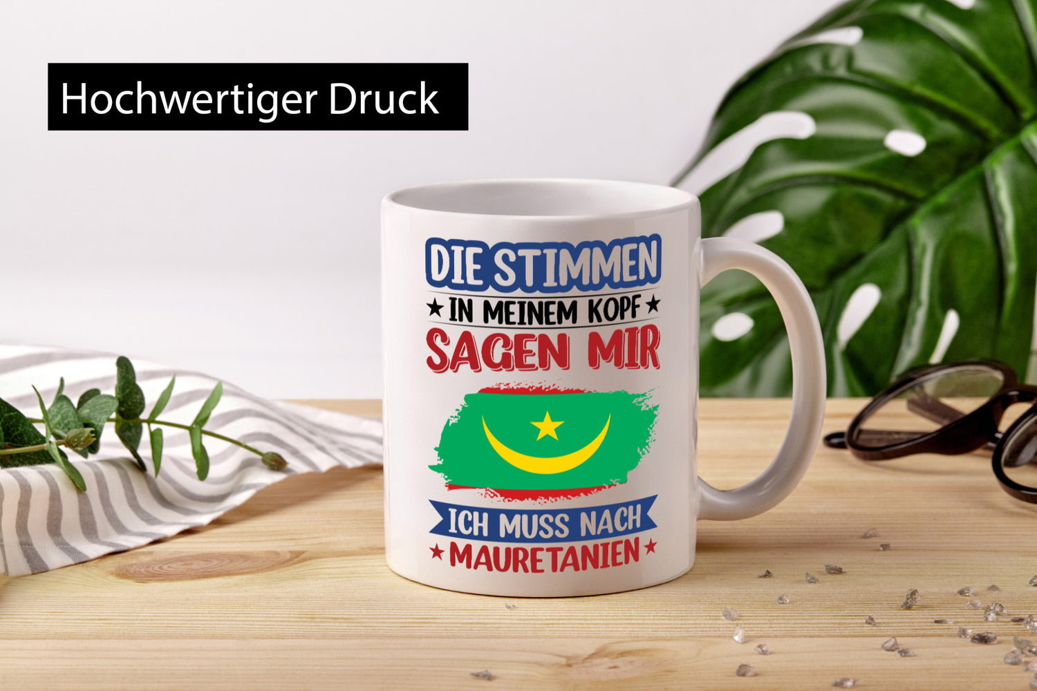 Mauretanien | Urlaub Stimmen in meinem Kopf Traumland lustiger Spruch Geschenk
