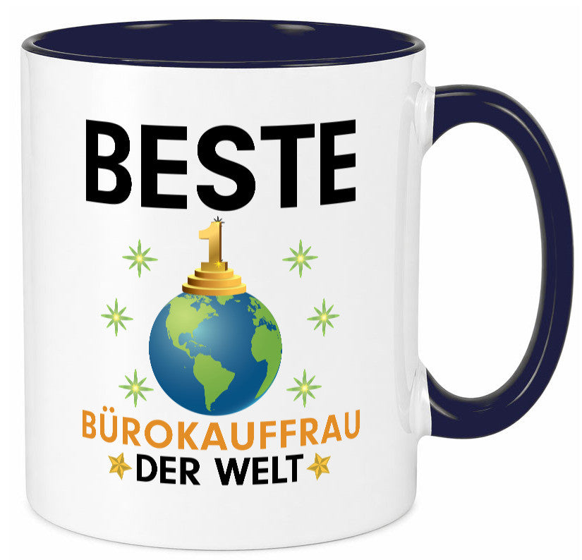 Welt Beste Bürokauffrau | Kauffrau Geschenk Arbeit Kollegen Büro lustiger