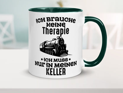 Modeleisenbahn | Hobby eisenbahn Zug lustiger Spruch Geschenk Humor Tasse