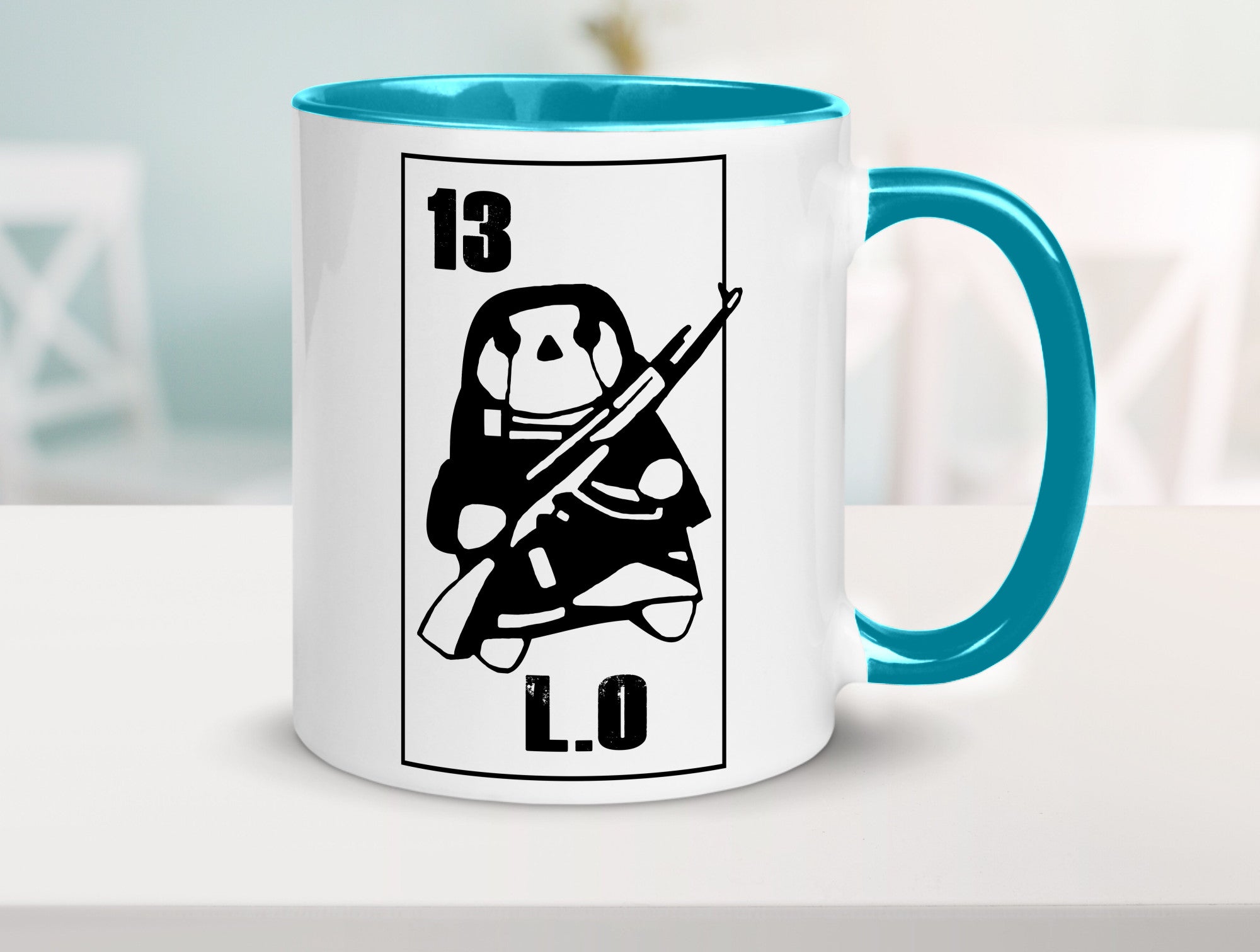 13 L.O lustiger Spruch Geschenk Humor Geschenkidee Tasse