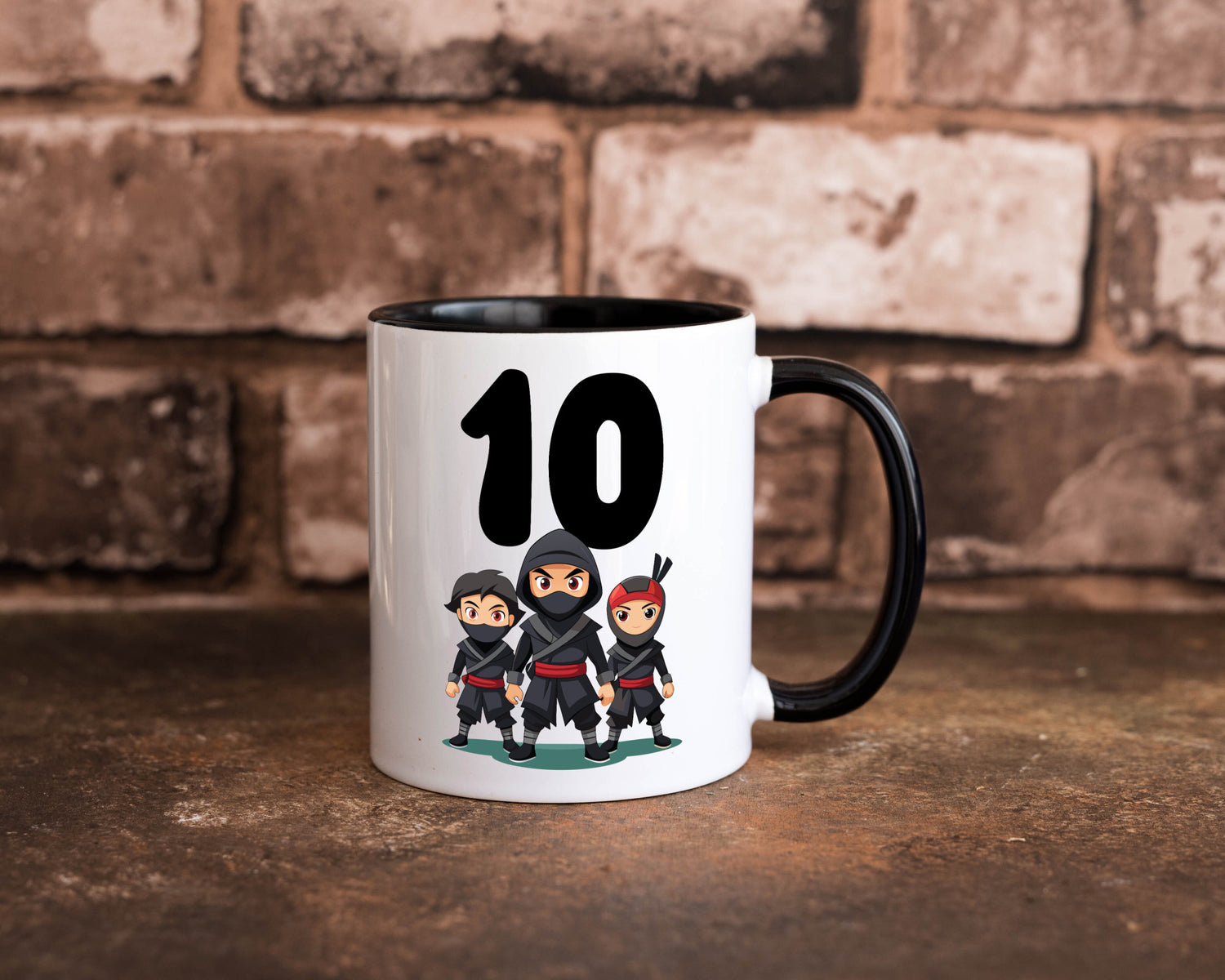 10. Geburtstag | 10 Jahre Ninja Humor Geschenkidee Tasse