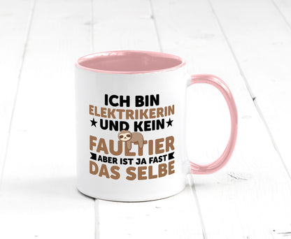 Ich bin kein Faultier: Elektrikerin | Elektronikerin Geschenkidee Tierliebhaber