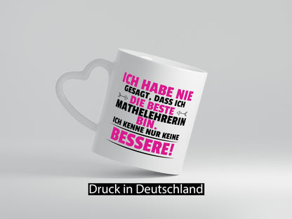 Die Beste Mathelehrerin | Lehrer Mathe Geschenk Humor Geschenkidee lustiger