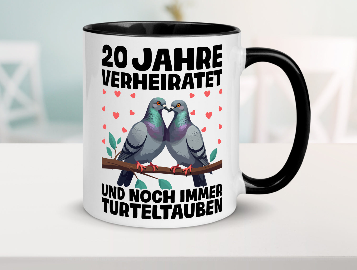20 Jahre verheiratet | Turteltauben Ehe Ehepaar lustig Humor Geschenkidee