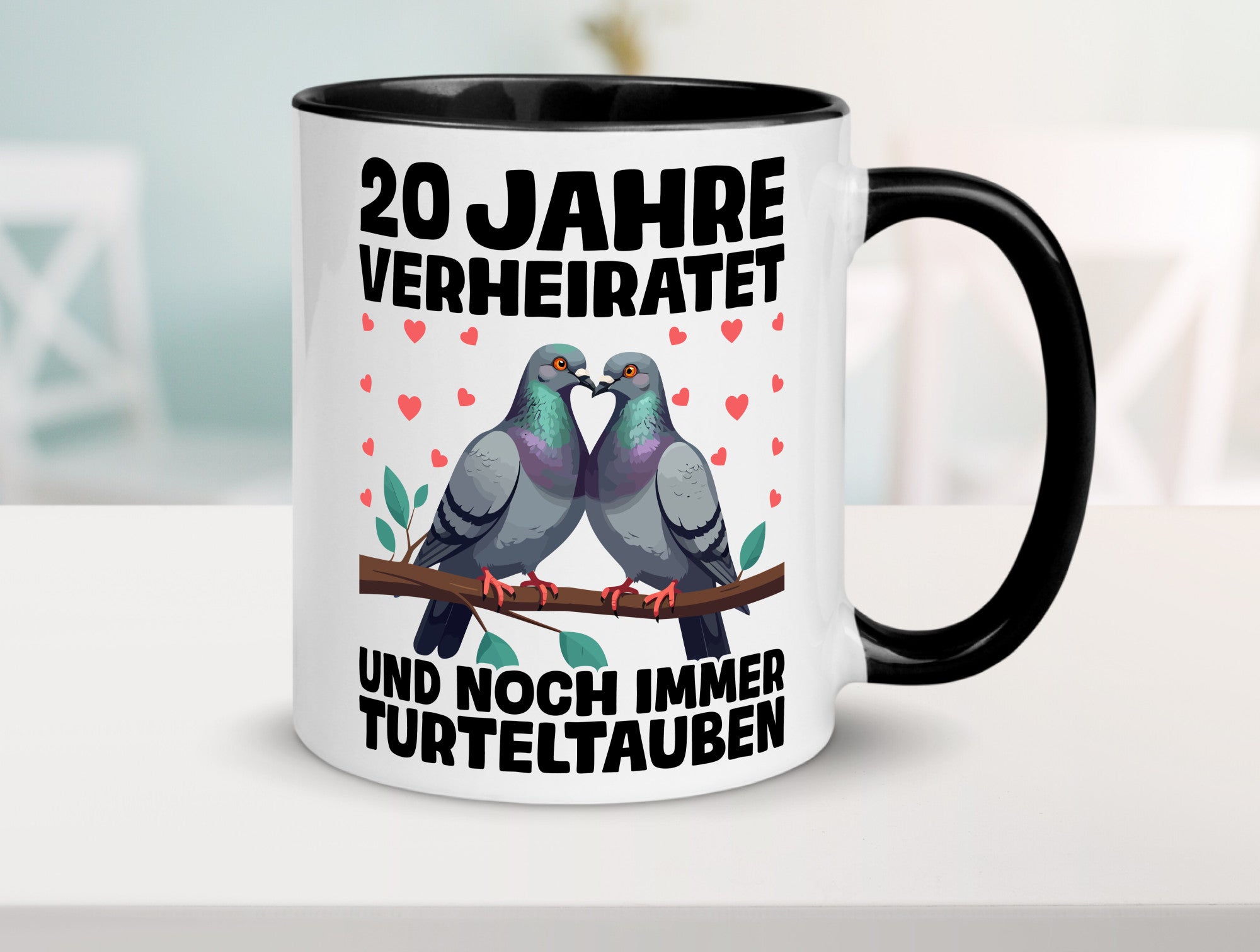 20 Jahre verheiratet | Turteltauben Ehe Ehepaar lustig Humor Geschenkidee