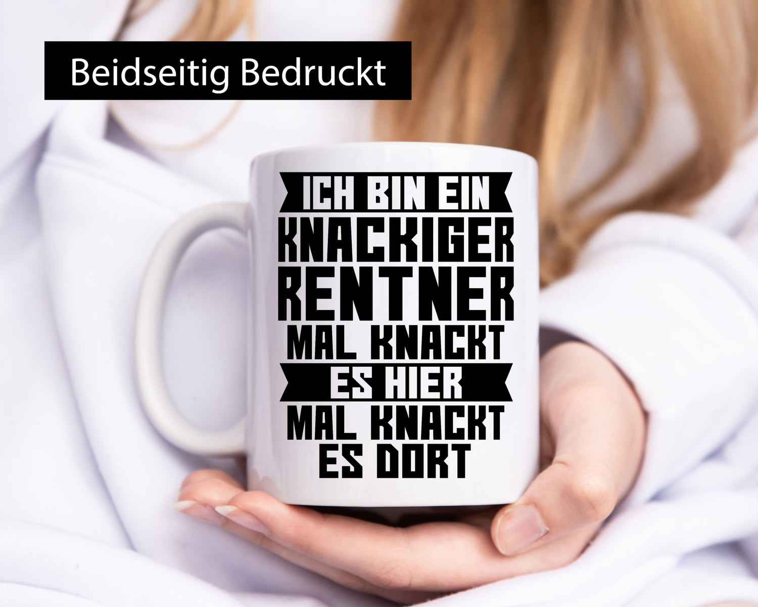 Ein knackiger Rentner | Ruhestand Ruhegenuss lustig Jubiläum Geschenk Tasse