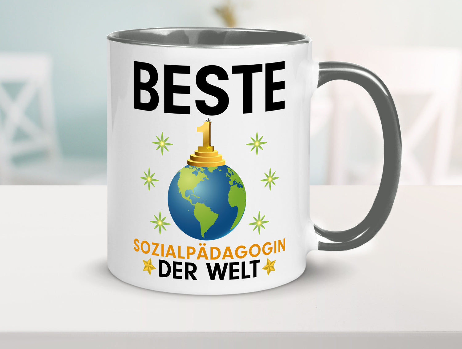 Welt Beste Sozialpädagogin | Humor Pädagogin Geschenkidee Tasse