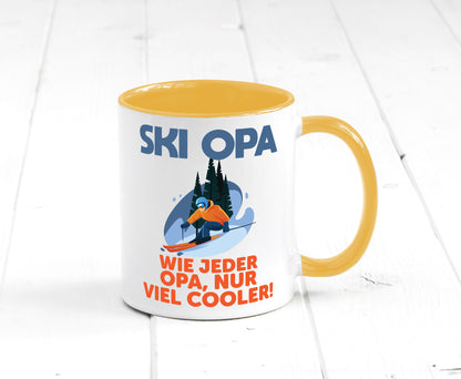 Ski Opa, normal, nur cooler | Skifahrer Bäume Schnee Geschenkidee Familie Humor