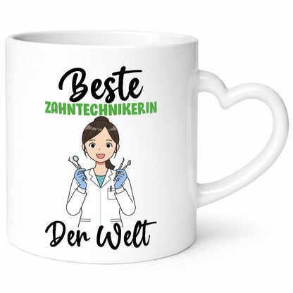 Beste Zahntechnikerin | Zahnmedizin v2 Geschenkidee Humor Tasse