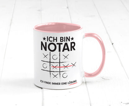 Löse Probleme: Notar | Jurist lustiger Spruch Geschenk Humor Geschenkidee Tasse