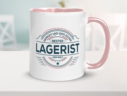 Geprüft und sicher: Lagerist | Lageristen Lager Arbeiter lustiger Spruch