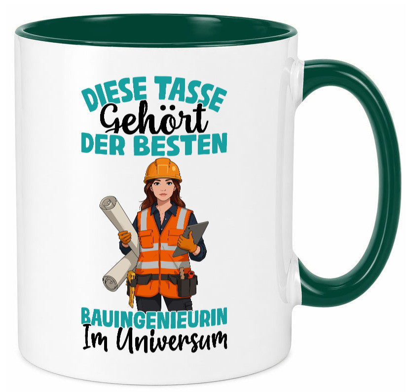 Im Universum: Bauingenieurin | Ingenieurin lustiger Spruch Geschenk Humor