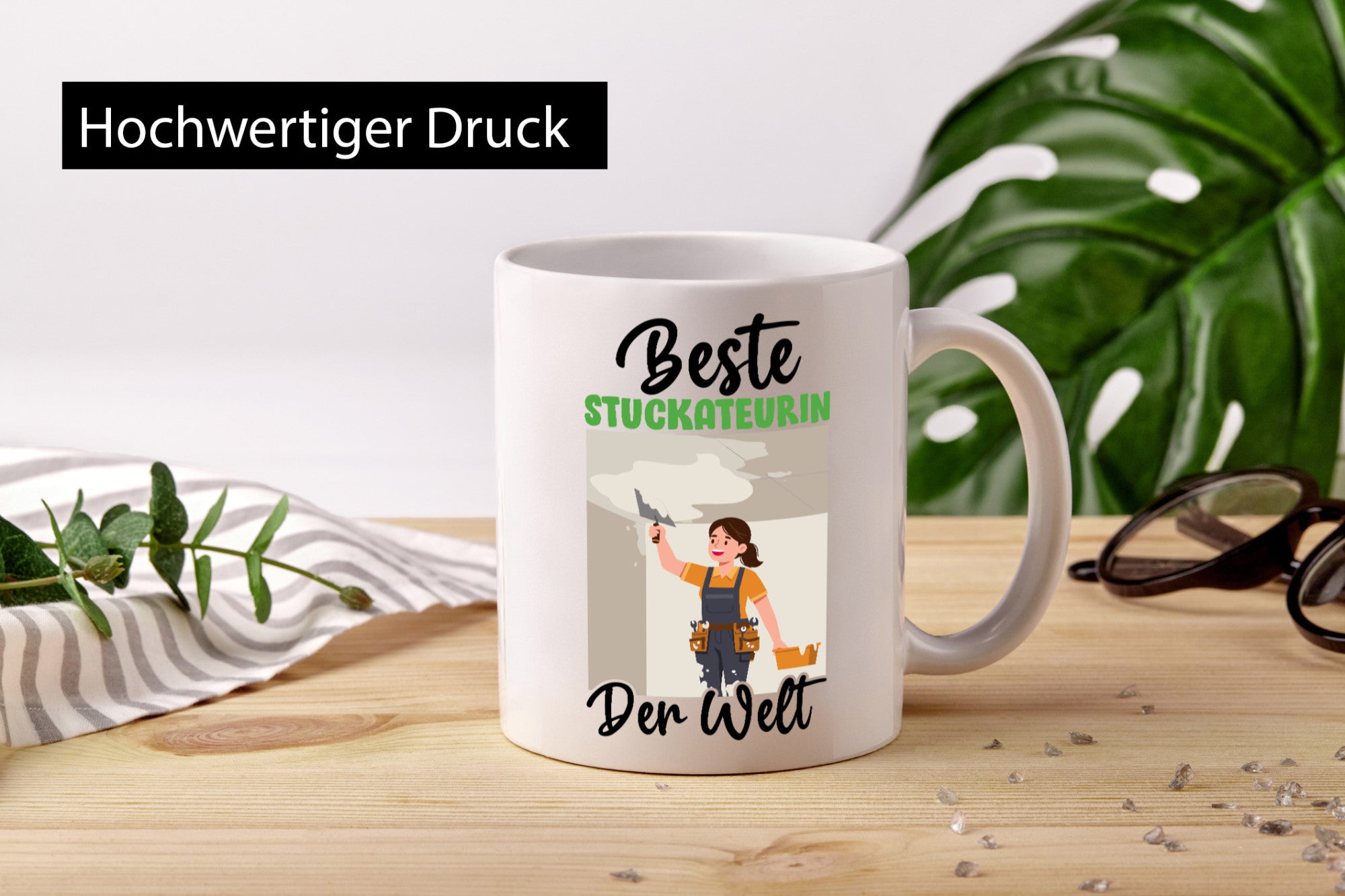 Bester Stuckateurin | Innenausbau lustiger Spruch Geschenk Humor Geschenkidee