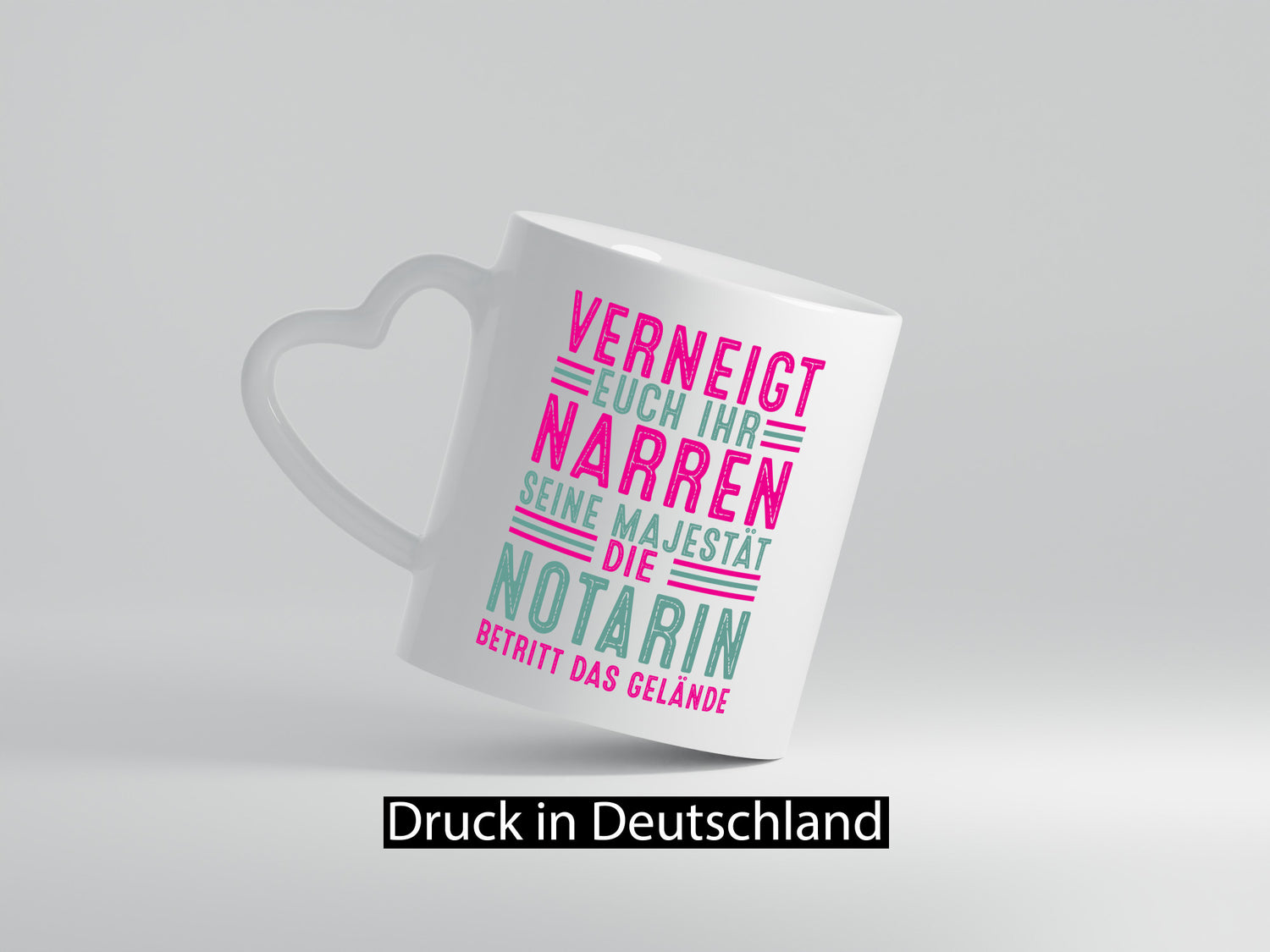 Verneigt euch: Notarin | Juristin lustig Humor Geschenkidee Geschenk Tasse
