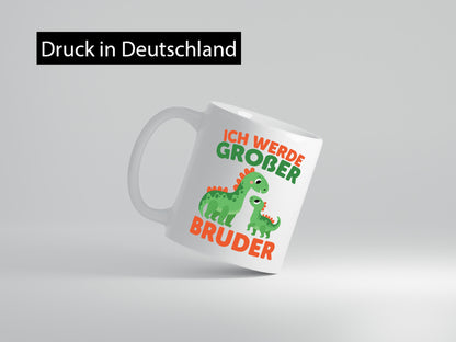 Ich werde Großer Bruder | Dino Brudersaurus lustig Humor Geschenkidee Geschenk
