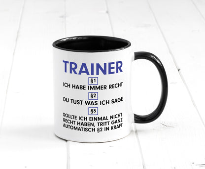 Ich habe immer Recht Trainer | Verein Sport v2 lustig Humor Geschenkidee