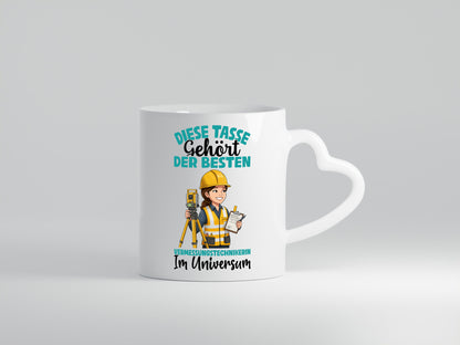 Im Universum: Landvermesserin | Vermessungstechniker Lustiger Spruch Geschenk Humor