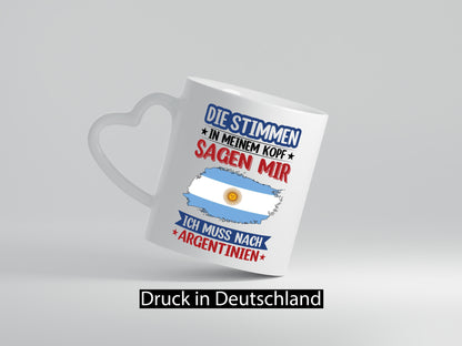 Argentinien | Urlaub Stimmen in meinem Kopf Traumland lustig Humor Geschenkidee