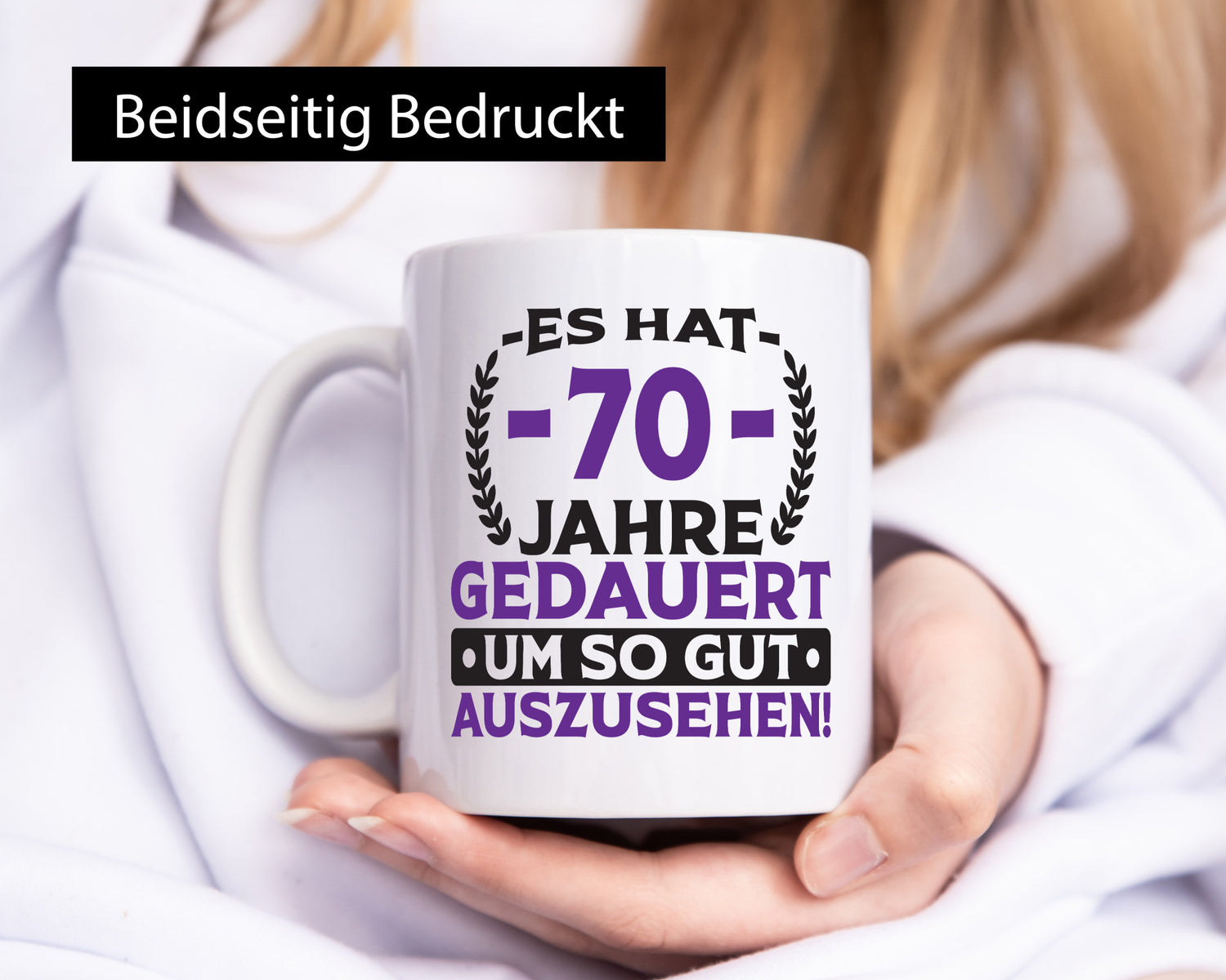 70 Jahre gedauert um so gut auszusehen | 70. Geburtstag Humor Geschenkidee Tasse