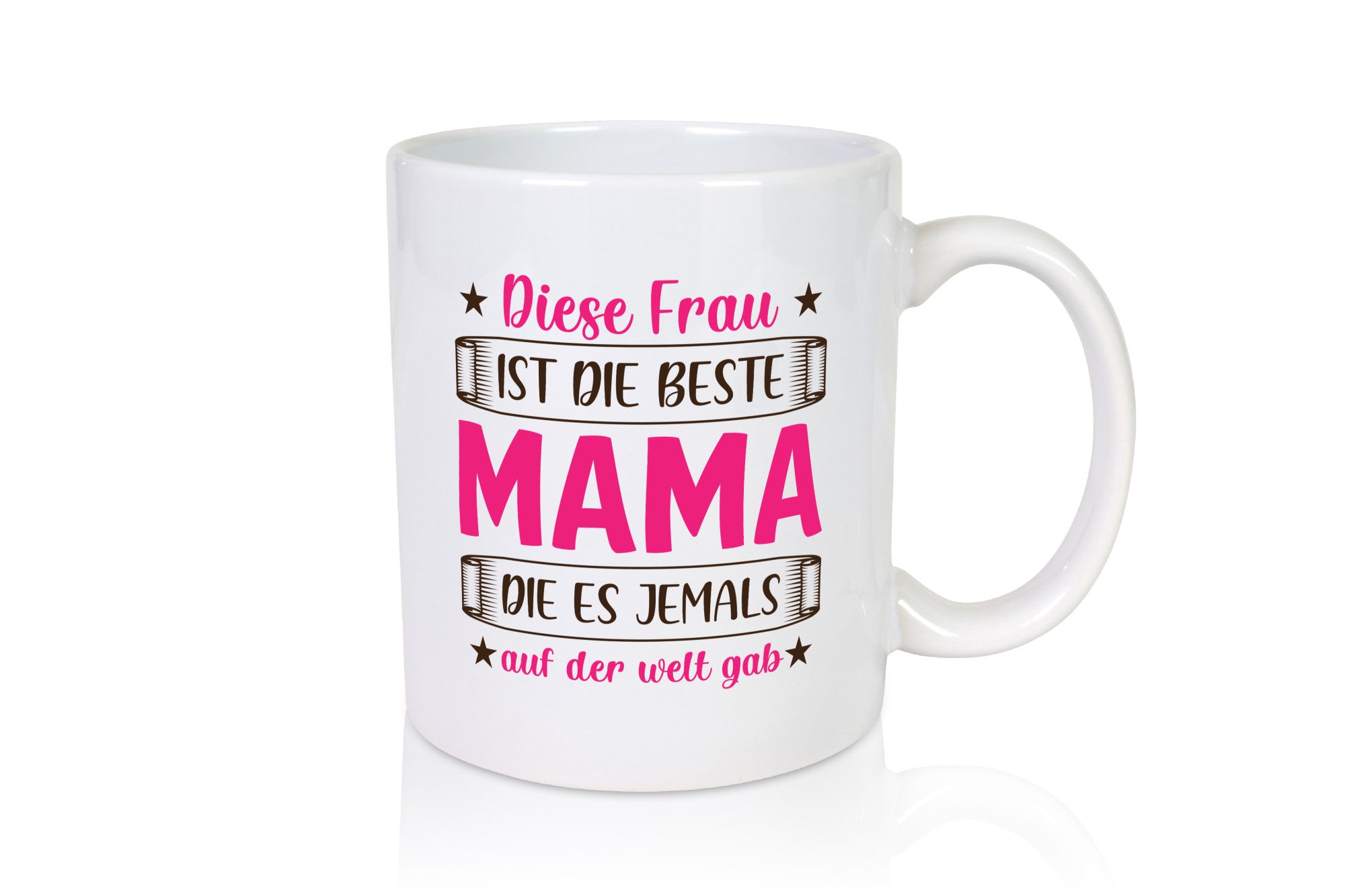 Beste Mama | Auszeichnung Sterne Humor Familie Geschenkidee Tasse
