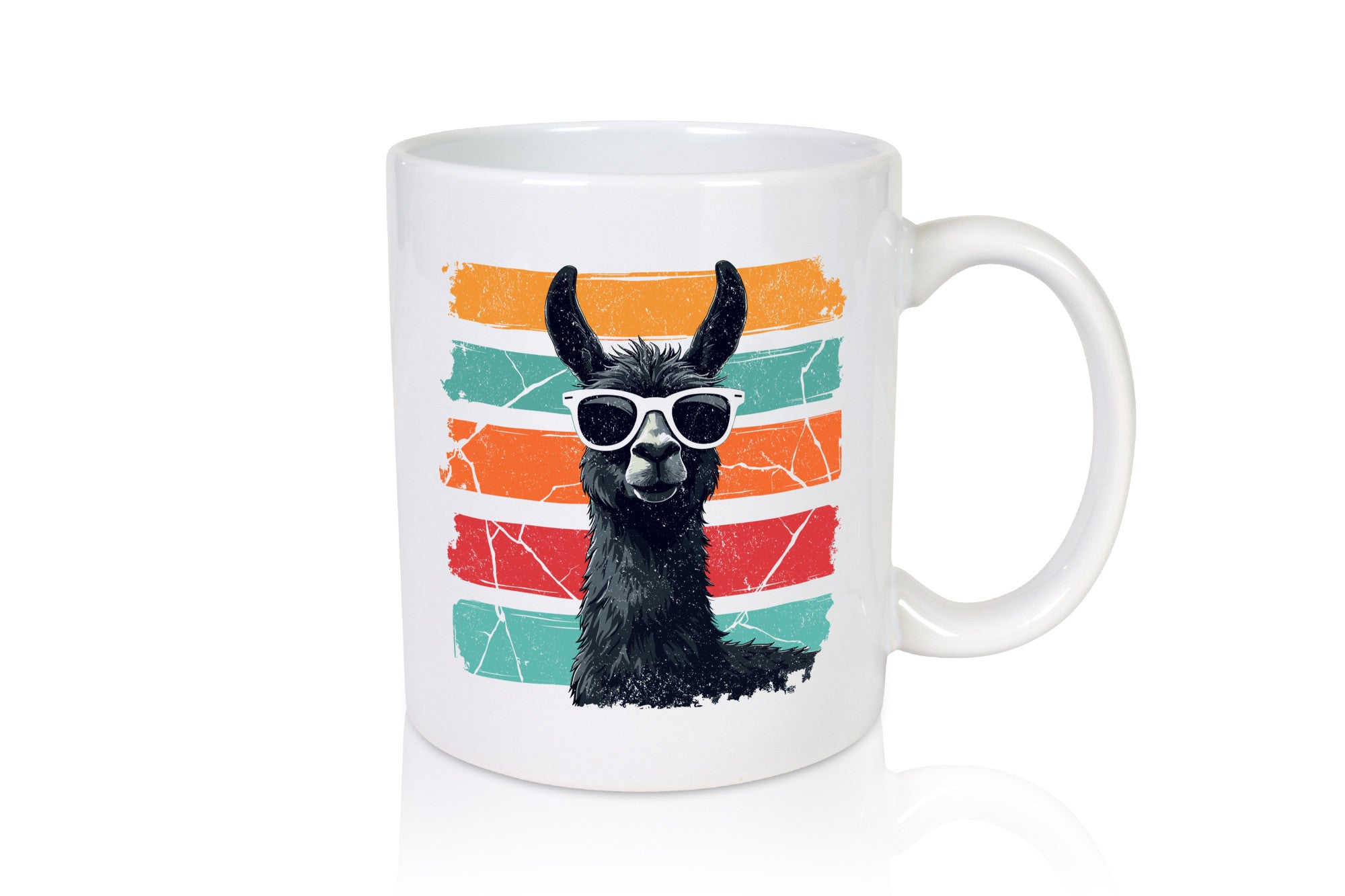 Alpaka | Lama mit Sonnenbrille Humor Geschenkidee Tasse