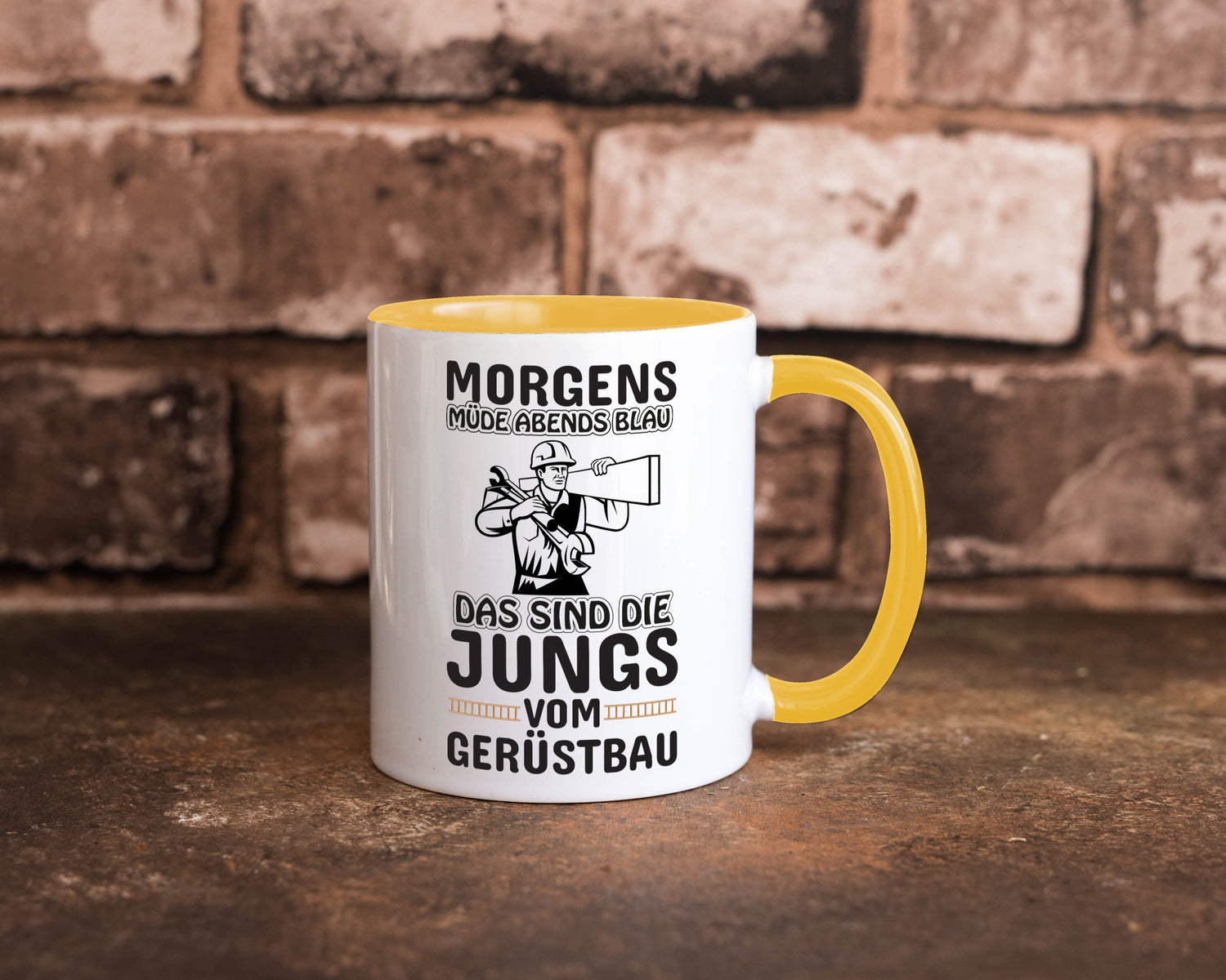 Jungs vom Gerüstbau | Gerüstbauer Tasse Baustelle Geschenk Humor Geschenkidee