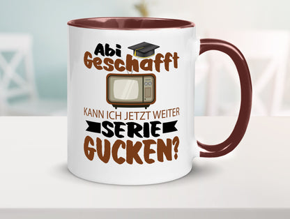 Abi Geschaft | Serie Gucken Bachlor Abitur Geschenk Humor Geschenkidee lustiger