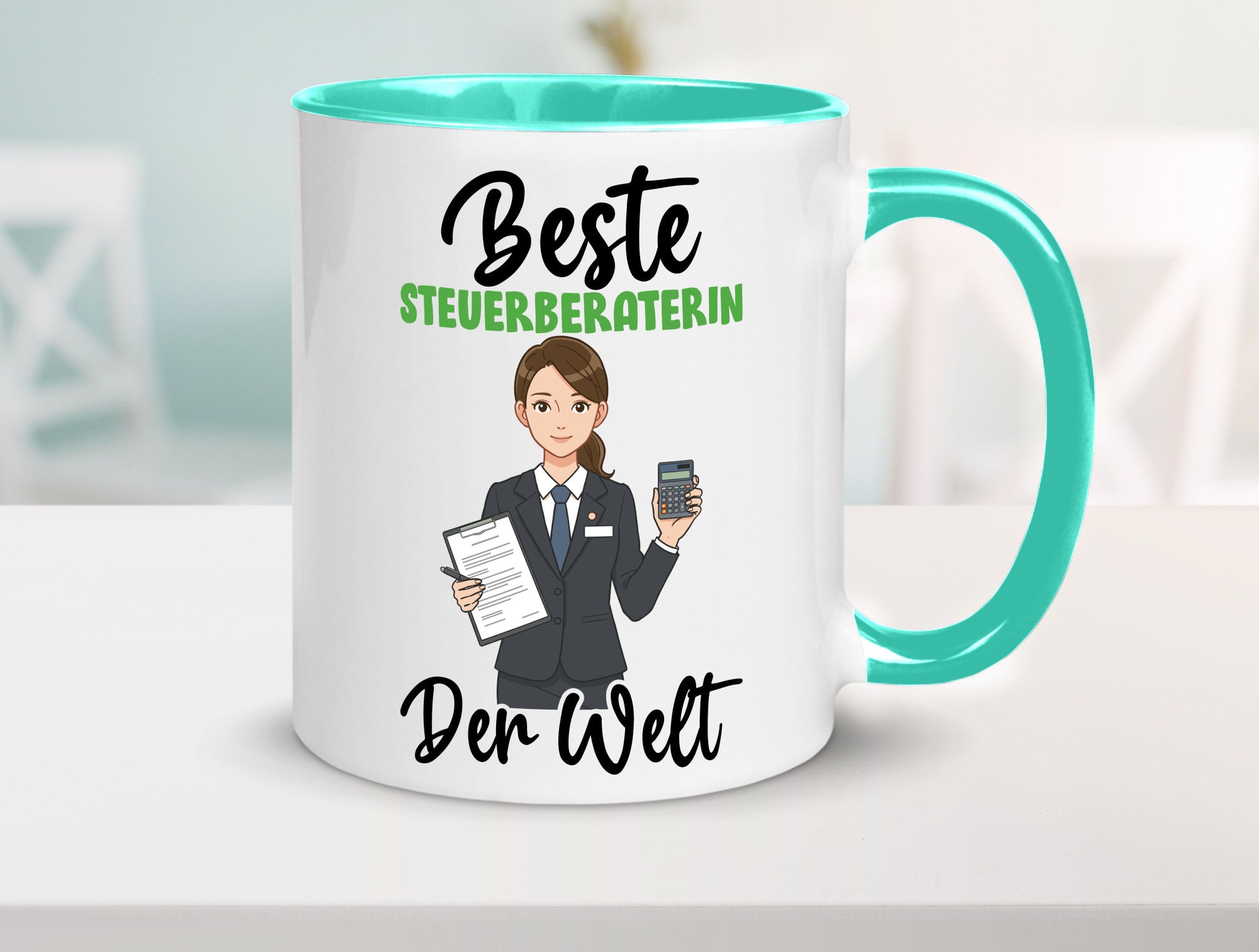 Beste Steuerberaterin | Steuer Beratung v2 Geschenkidee Humor Tasse