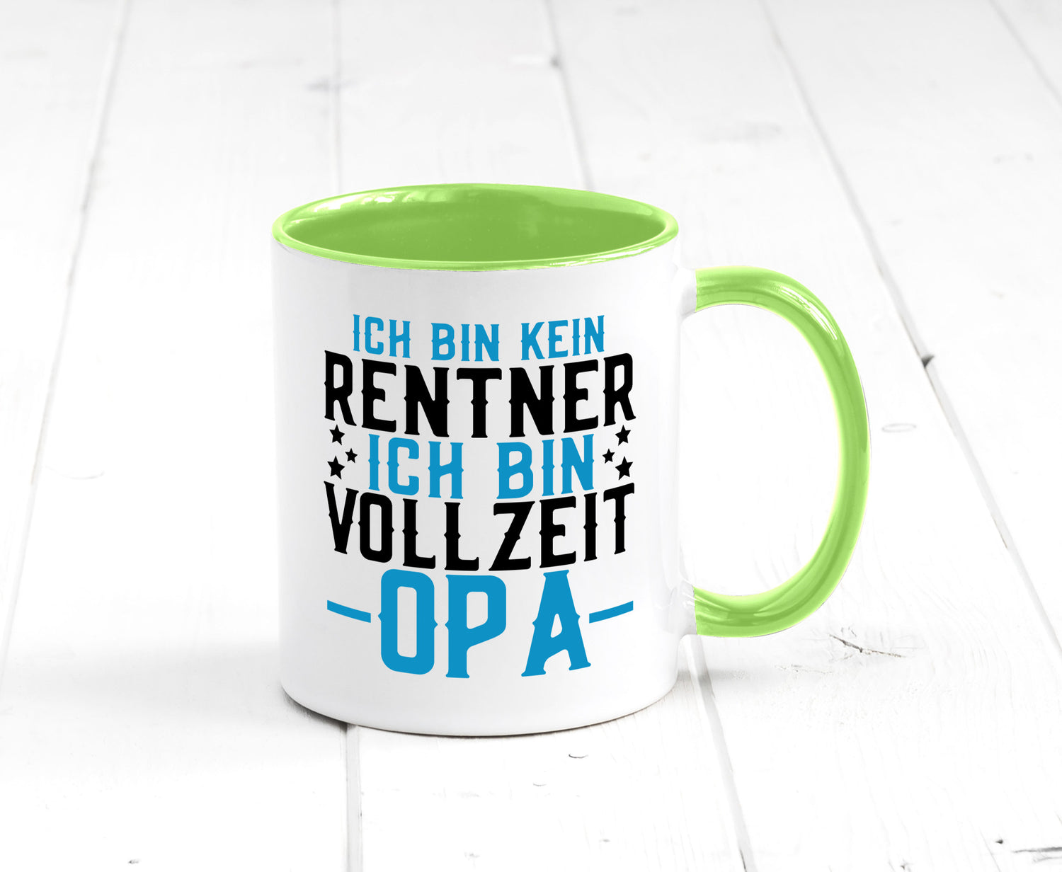 Rentner | Vollzeit Opa Pension Ruhestand Großvater lustiger Spruch Geschenk